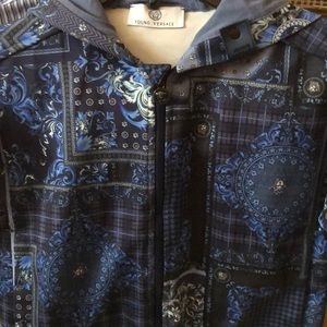 Young Versace boys zip up hoodie